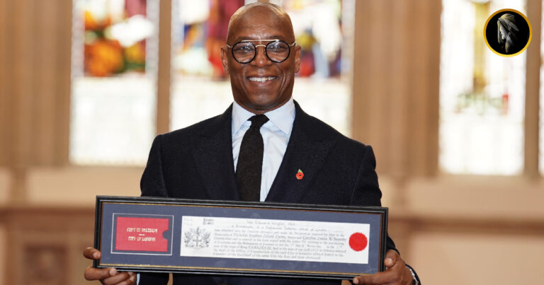 Ian Wright OBE Receives Freedom of the City of London
