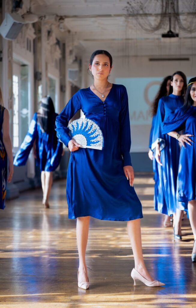 Omar Mansoor Unveils Lapis Lazuli: A Tribute to Timeless Feminine Power at Paris Couture Week SS26 2 Omar Mansoor Unveils Lapis Lazuli: A Tribute to Timeless Feminine Power at Paris Couture Week SS26
